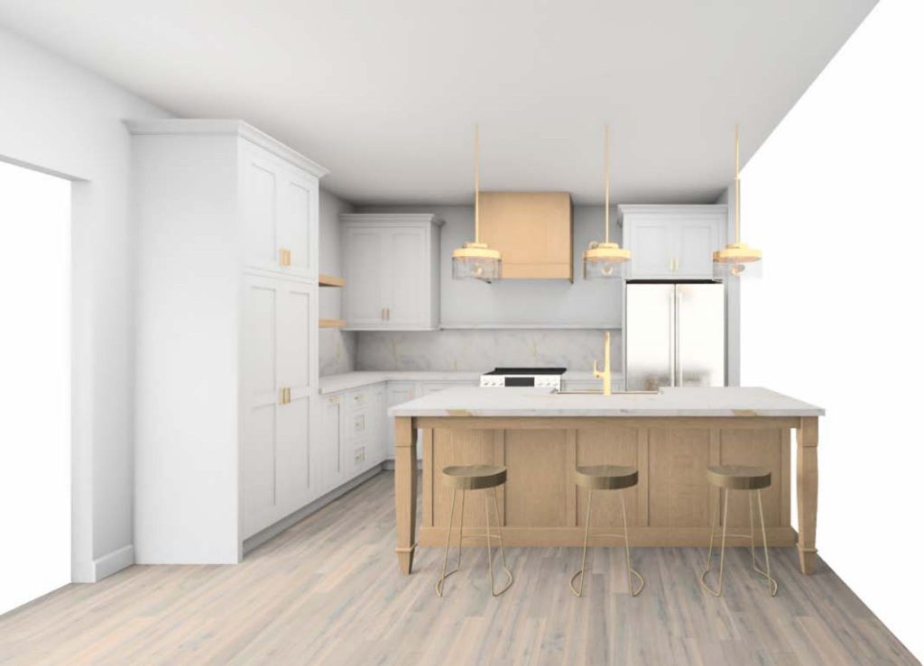 computer aided design of kitchen