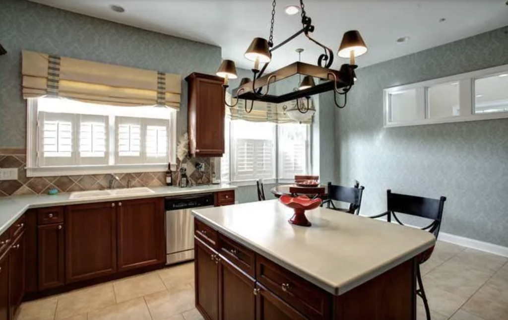 dated cherry kitchen