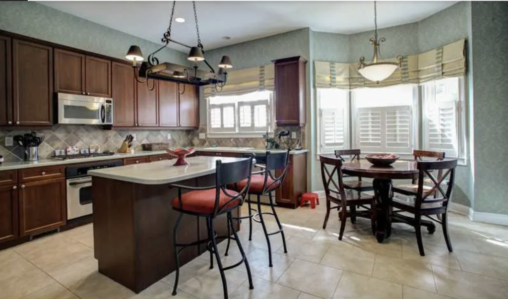 dated cherry ktichen