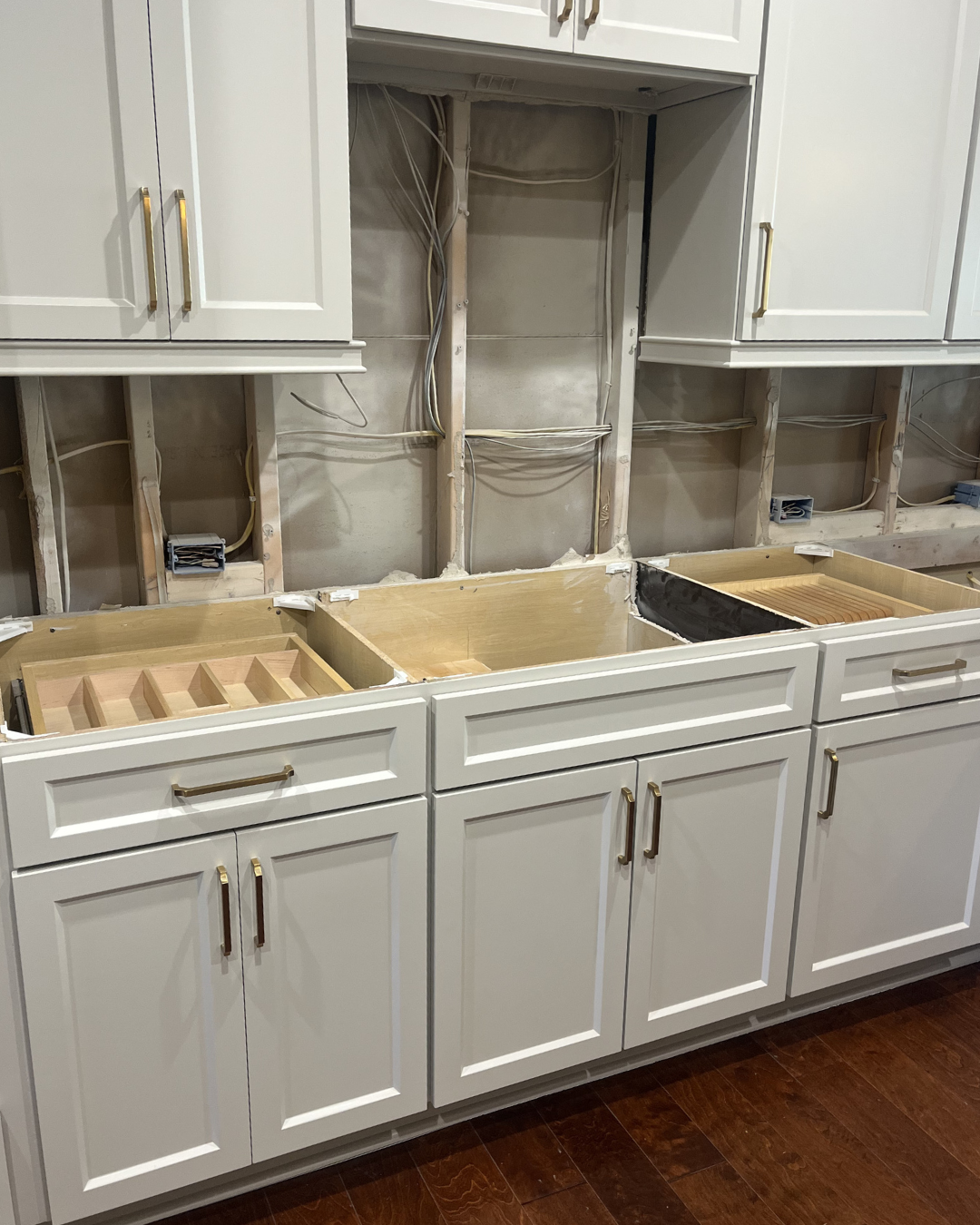 Painted Cabinets Installation 