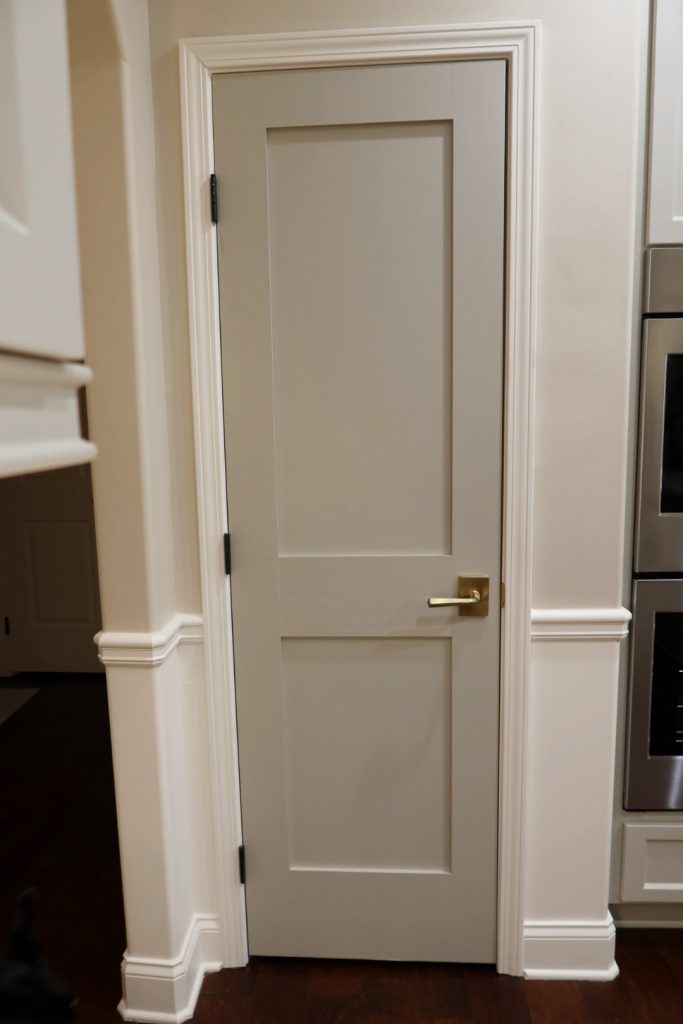 Modern pantry door